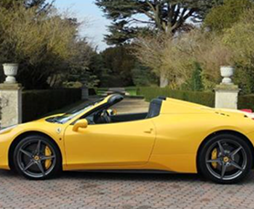 Yellow Ferrari